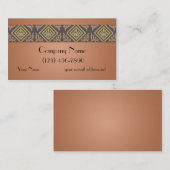 ヴィンテージアールデコダイヤ縁どン 名刺 (正面/裏面)