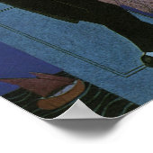 ヴィンテージアールデコニューリュウズ、Oui by George Barbier ポスター (角)