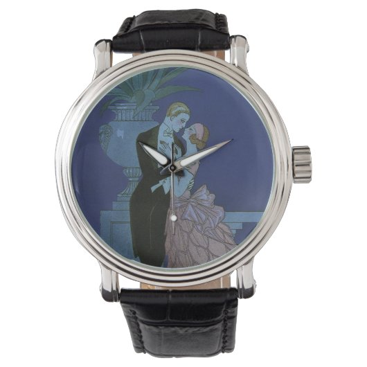 ヴィンテージアールデコニューリュウズ、Oui by George Barbier 腕時計 (正面)