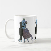 ヴィンテージアールデコニュー結婚リュウズ コーヒーマグカップ (左)