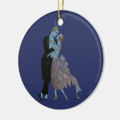 ヴィンテージアールデコニュー結婚リュウズ セラミックオーナメント (左)