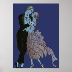 ヴィンテージアールデコニュー結婚リュウズ ポスター