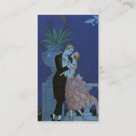 ヴィンテージアールデコニュー結婚リュウズ 名刺 (裏面)