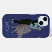 ヴィンテージアールデコニュー結婚リュウズ Case-Mate iPhoneケース (裏面 (横))