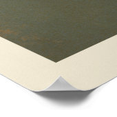 ヴィンテージアールデコネグロニシーガルカクテルバーアート ポスター (角)