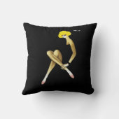 ヴィンテージアールデコバリーピンクシューズ クッション (裏面)