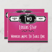 ヴィンテージアールデコバンコテーブルカード#2 ポストカード (正面/裏面)