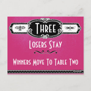 ヴィンテージアールデコバンコテーブルカード#3 ポストカード