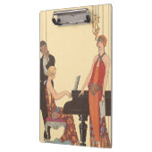 ヴィンテージアールデコピアニストミュージシャン歌手 クリップボード (左)