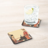 ヴィンテージアールデコピアニストミュージシャン歌手 コースター (右側)