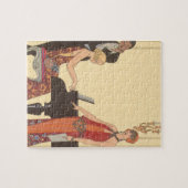 ヴィンテージアールデコピアニストミュージシャン歌手 ジグソーパズル (横)