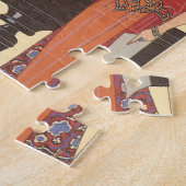 ヴィンテージアールデコピアニストミュージシャン歌手 ジグソーパズル (側面)