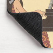 ヴィンテージアールデコピアニストミュージシャン歌手 マウスパッド (コーナー)