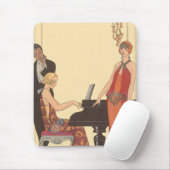 ヴィンテージアールデコピアニストミュージシャン歌手 マウスパッド (マウス)