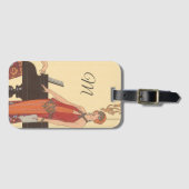 ヴィンテージアールデコピアニストミュージシャン歌手 ラゲッジタグ (正面横)