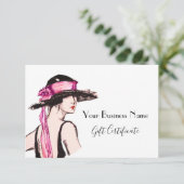 ヴィンテージアールデコファッション贈与証明書 (スタンド正面)