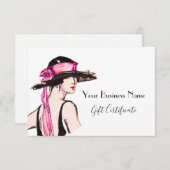 ヴィンテージアールデコファッション贈与証明書 (正面/裏面)