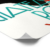 ヴィンテージアールデコフランスのシャトーワインアルコール飲料 ポスター (角)