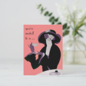 ヴィンテージアールデコブライダルシャワーパーティの招待状 招待状 (スタンド正面)