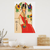 ヴィンテージアールデコブリッジ集計 ポスター (キッチン)