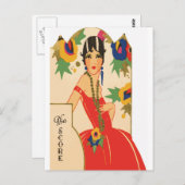 ヴィンテージアールデコブリッジ集計 ポストカード (正面/裏面)