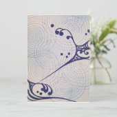 ヴィンテージアールデコブルーウェーブ 招待状 (スタンド正面)