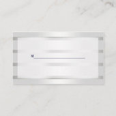 ヴィンテージアールデコプルーム白黒座席表 プレイスカード (裏面)