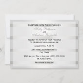 ヴィンテージアールデコプルーム白黒結婚H's 招待状 (裏面)