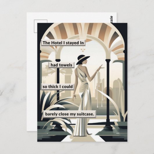 ヴィンテージアールデコホテル ポストカード (正面/裏面)