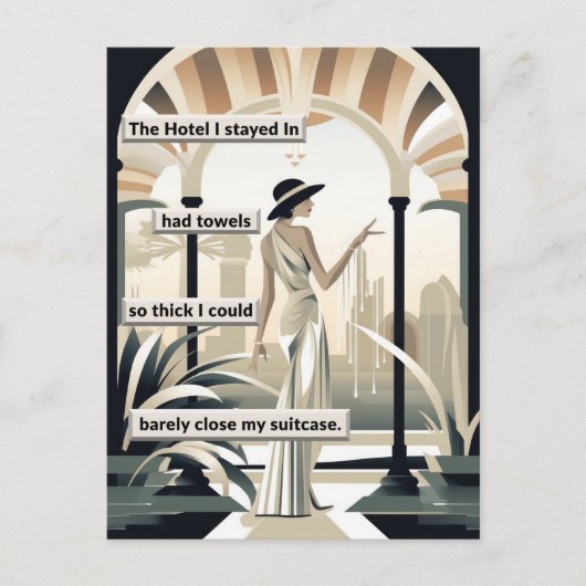 ヴィンテージアールデコホテル ポストカード (正面)