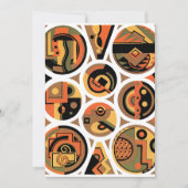 ヴィンテージアールデコポチョアジャズジオメトリックサークル (正面)