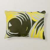 ヴィンテージアールデコポチョアジャズジオメトリックサークル アクセントクッション (裏面)