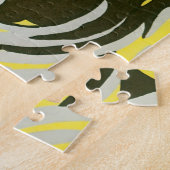 ヴィンテージアールデコポチョアジャズジオメトリックサークル ジグソーパズル (側面)