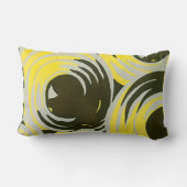 ヴィンテージアールデコポチョアジャズジオメトリックサークル ランバークッション (裏面)