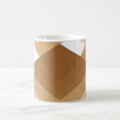 ヴィンテージアールデコポチョアジャズタンジオメトリックシェイプ コーヒーマグカップ (中央)