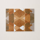 ヴィンテージアールデコポチョアジャズタンジオメトリックシェイプ ジグソーパズル (横)