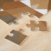 ヴィンテージアールデコポチョアジャズタンジオメトリックシェイプ ジグソーパズル (側面)