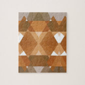 ヴィンテージアールデコポチョアジャズタンジオメトリックシェイプ ジグソーパズル (縦)