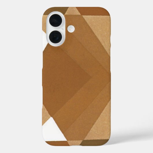 ヴィンテージアールデコポチョアジャズタンジオメトリックシェイプ Case-Mate iPhoneケース (裏面)