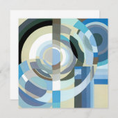 ヴィンテージアールデコポチョアジャズ幾何学模様 (正面/裏面)