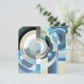 ヴィンテージアールデコポチョアジャズ幾何学模様 (スタンド正面)