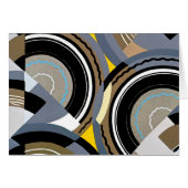 ヴィンテージアールデコポチョアジャズ幾何学模様 (正面横)