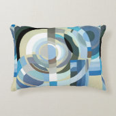 ヴィンテージアールデコポチョアジャズ幾何学模様 アクセントクッション (正面)