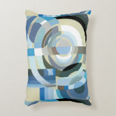 ヴィンテージアールデコポチョアジャズ幾何学模様 アクセントクッション (正面(垂直))