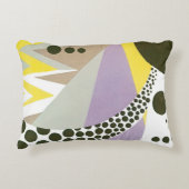 ヴィンテージアールデコポチョアジャズ幾何学模様 アクセントクッション (正面)