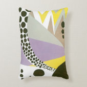 ヴィンテージアールデコポチョアジャズ幾何学模様 アクセントクッション (正面(垂直))