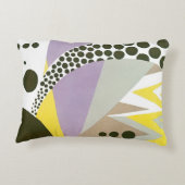 ヴィンテージアールデコポチョアジャズ幾何学模様 アクセントクッション (裏面)