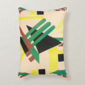 ヴィンテージアールデコポチョアジャズ幾何学模様 アクセントクッション (正面(垂直))