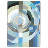 ヴィンテージアールデコポチョアジャズ幾何学模様 クリップボード (裏面)