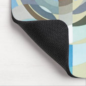 ヴィンテージアールデコポチョアジャズ幾何学模様 マウスパッド (コーナー)